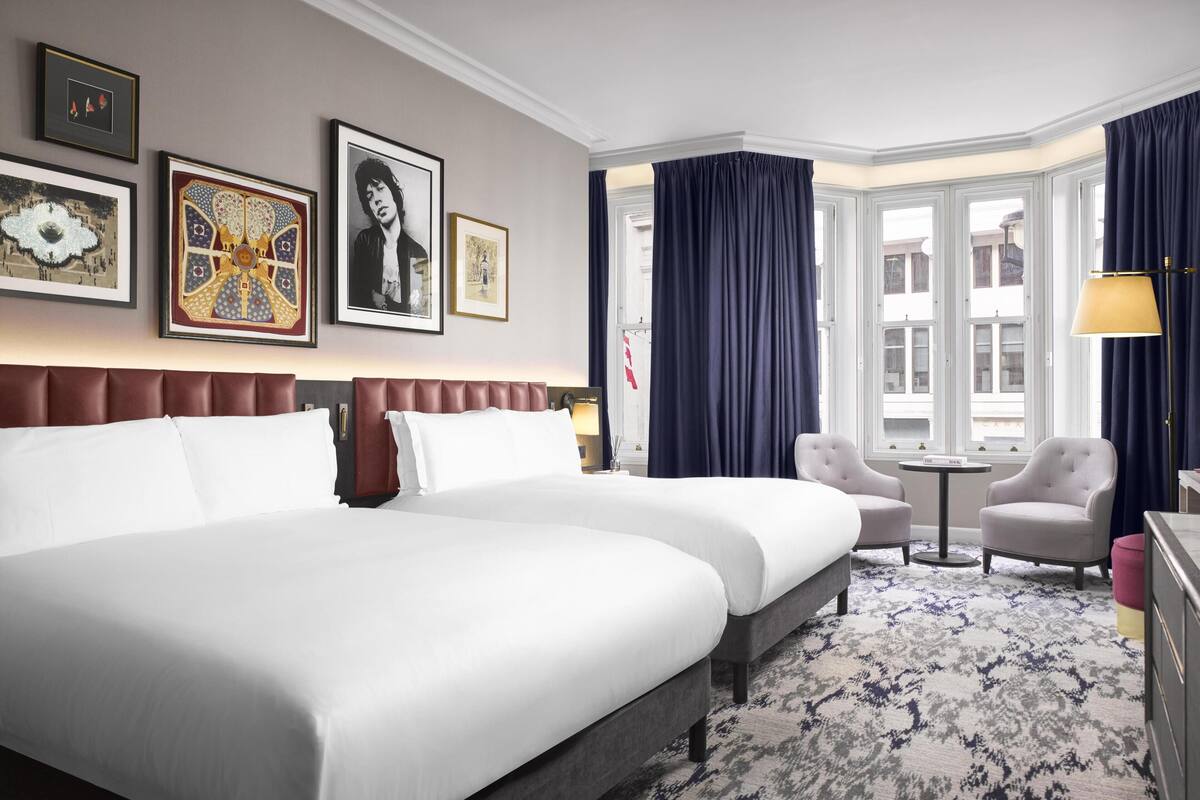 Kamar, 2 Tempat Tidur Queen (Nelson) | Seprai katun Mesir, seprai premium, minibar gratis, dan brankas