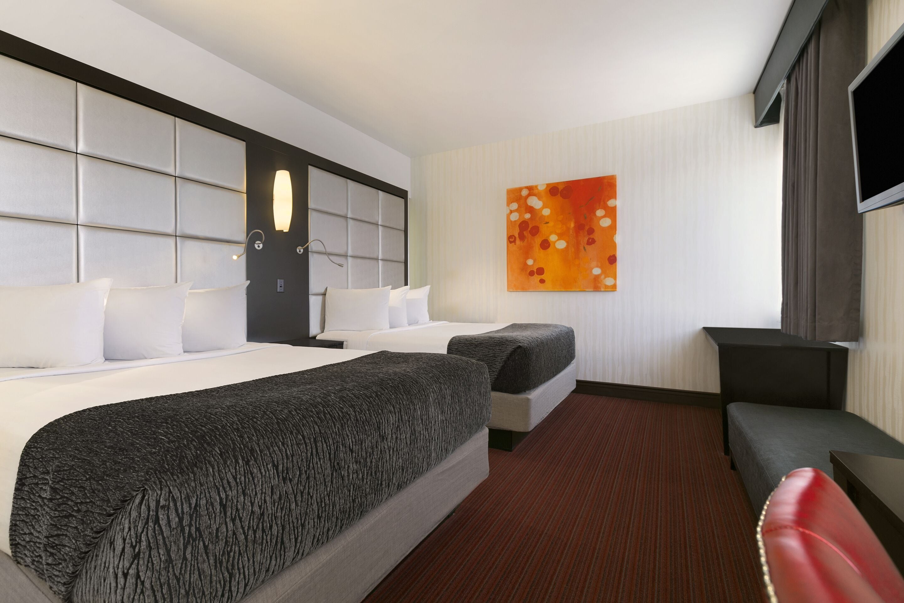 classic room, 2 queen beds (cactus tower) | in-room safe, iron/ironing board, rollaway beds, bed sheets