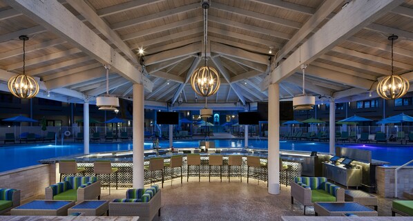 Poolside bar