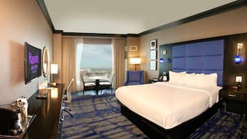 In-room safe, iron/ironing board, rollaway beds, bed sheets