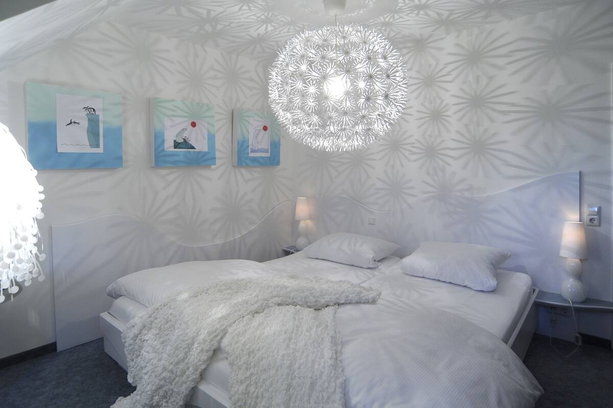 Habitación con 1 cama matrimonial o 2 individuales