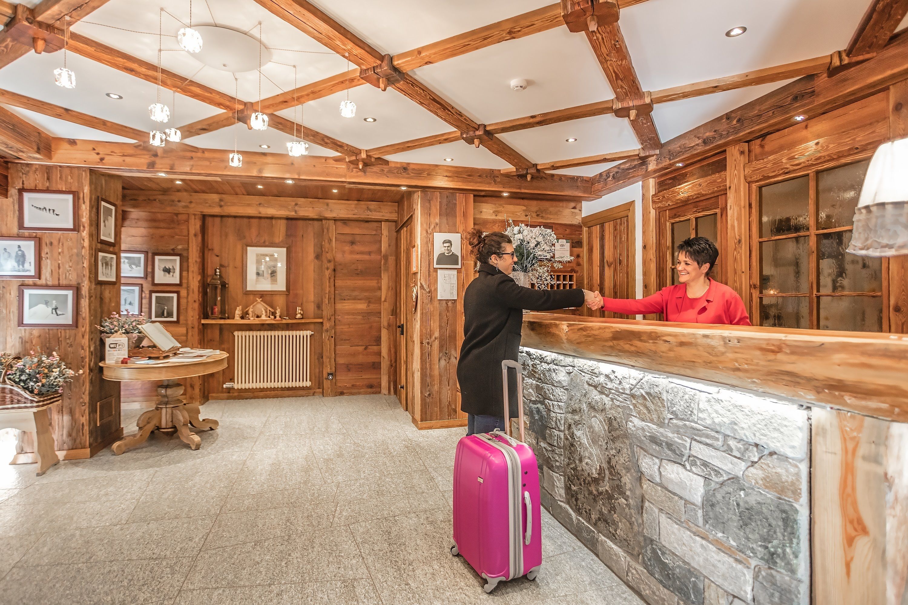 check-in/check-out kiosk