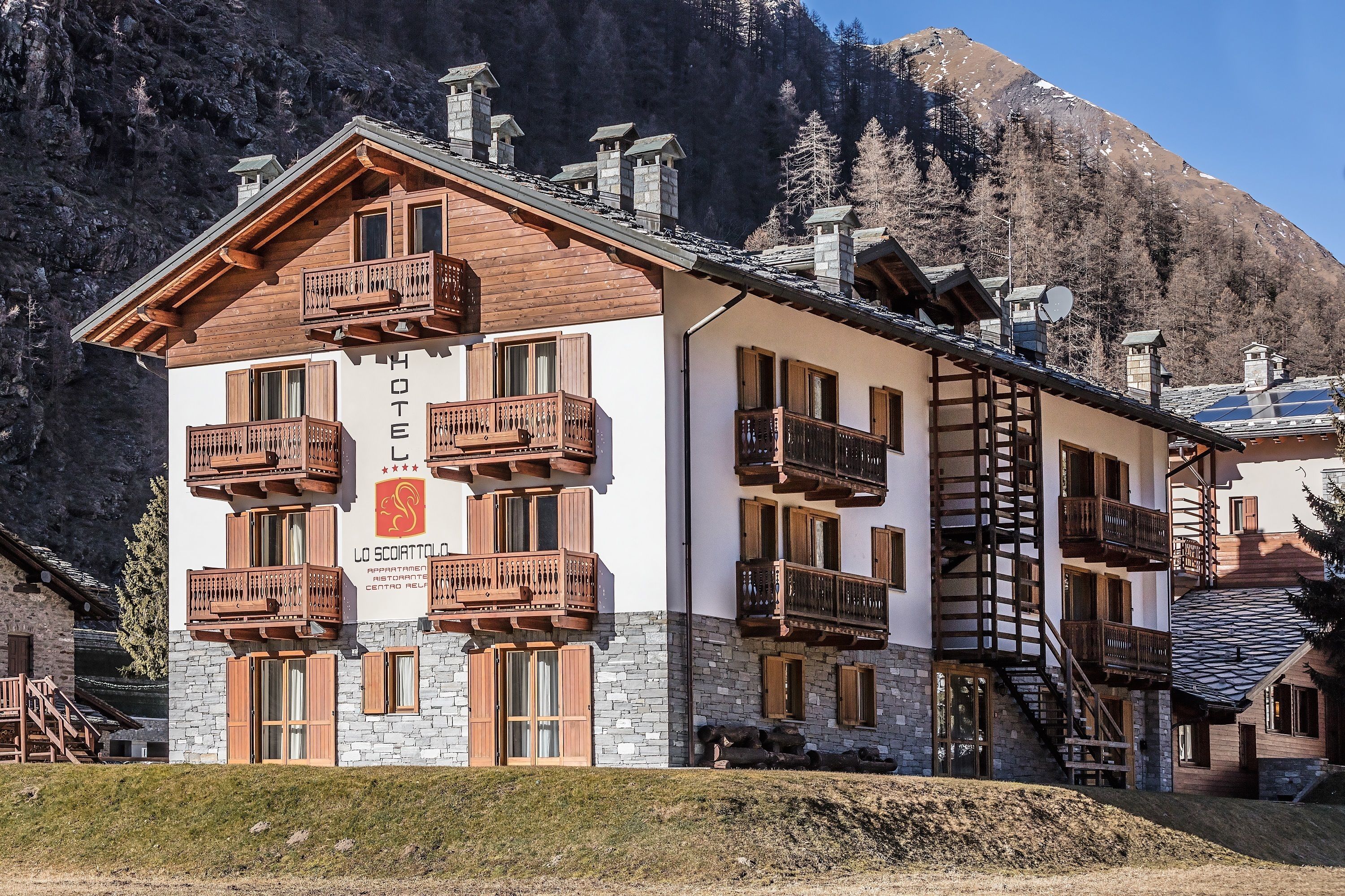 Fassade der Unterkunft