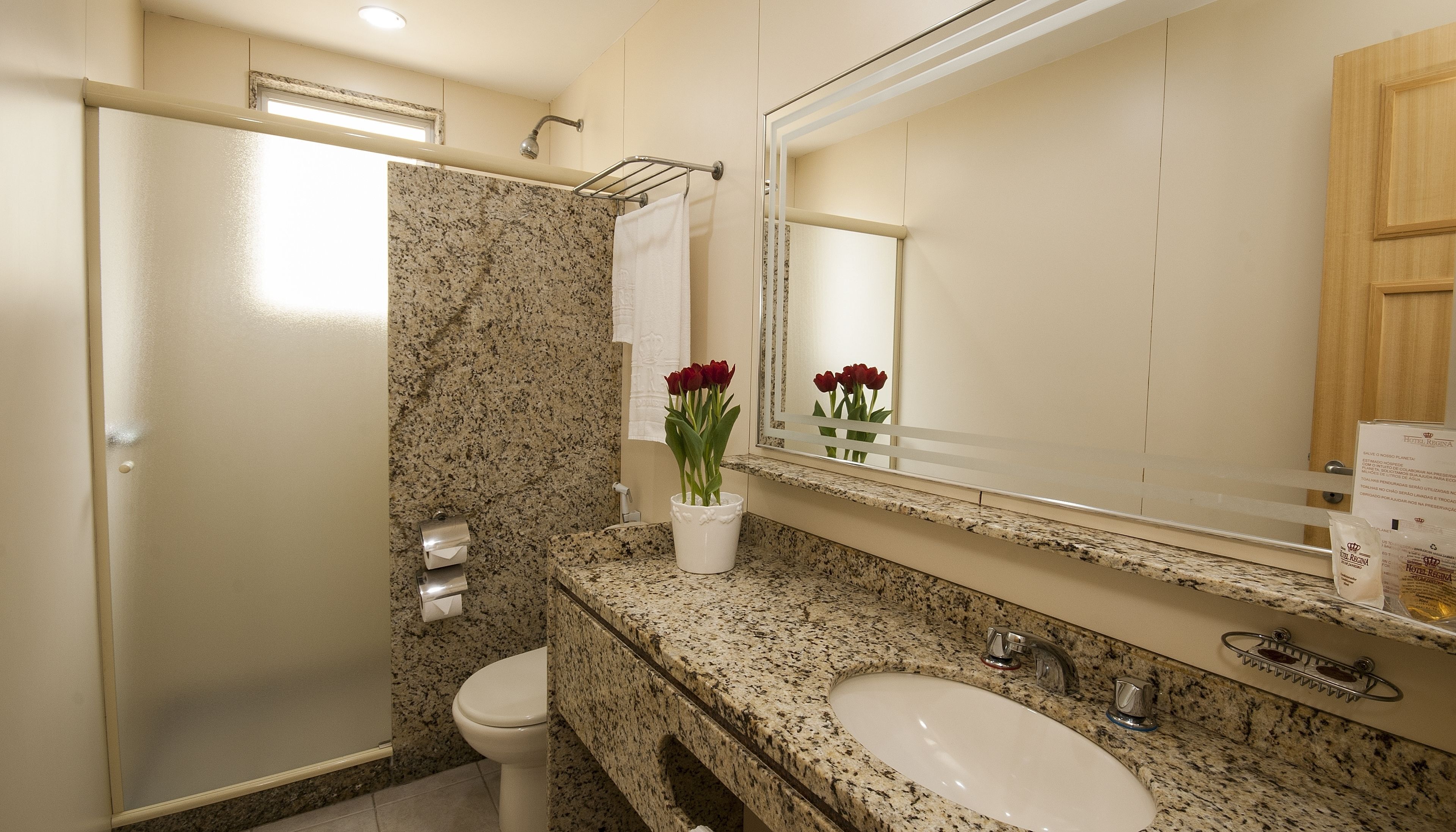 Bathroom | Shower, rainfall showerhead, free toiletries, hair dryer