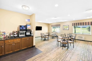 Free continental breakfast