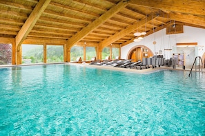 Indoor pool, outdoor pool