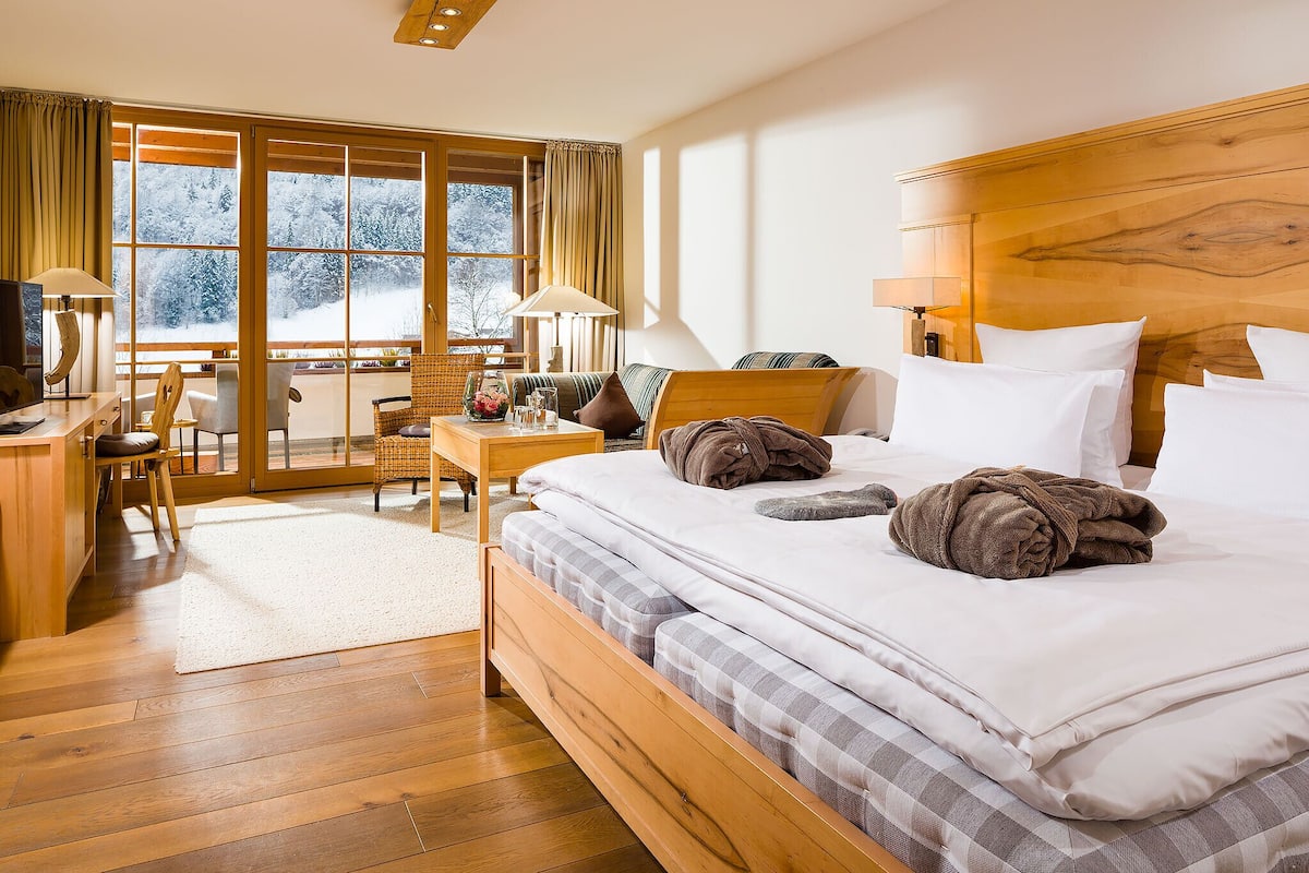 Comfort studio (Sonnenrose) | 1 slaapkamer, een minibar, een kluis op de kamer