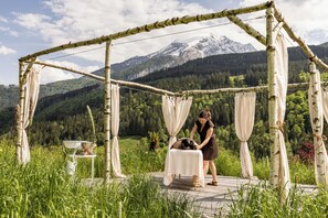 Sauna, Dampfbad, Körperbehandlungen, Ganzkörperwickelbehandlung