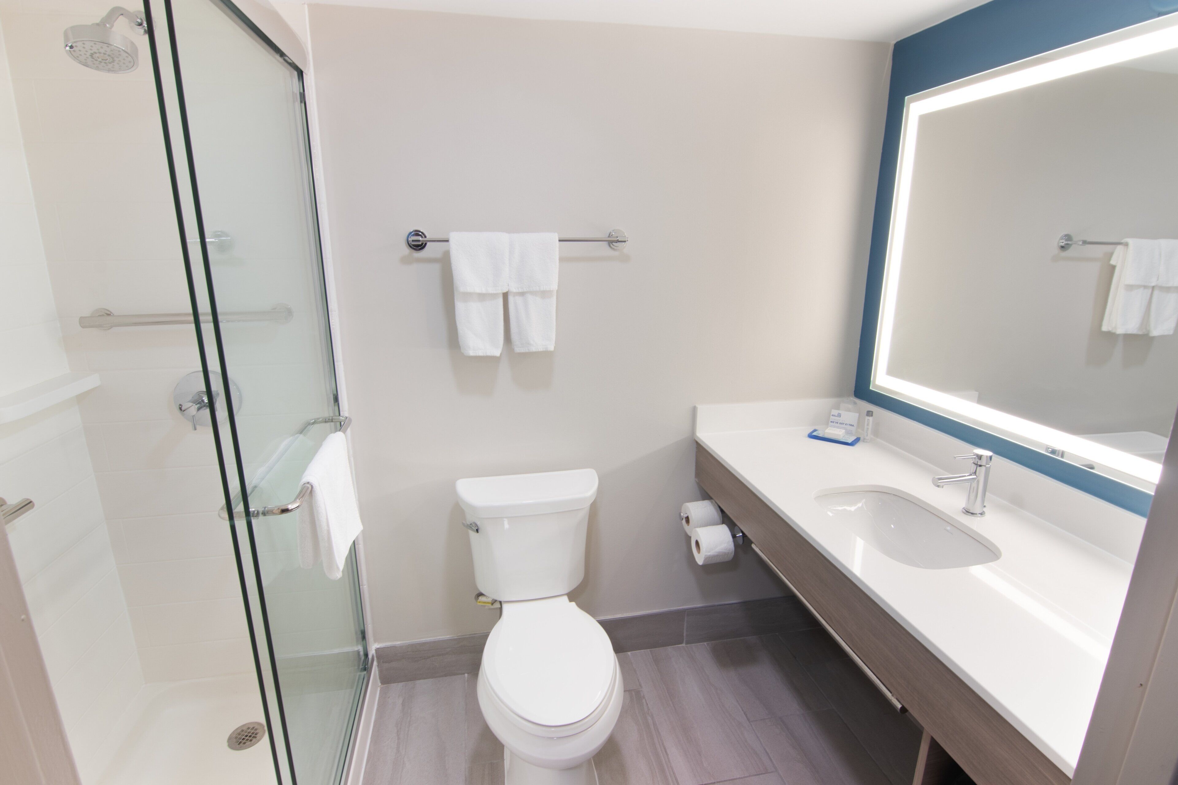 Suite, 1 King Bed | Bathroom | Hair dryer, towels
