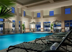 Indoor pool, outdoor pool