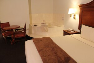 1 bedroom, desk, blackout curtains, iron/ironing board