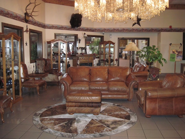 Sala de estar en el lobby