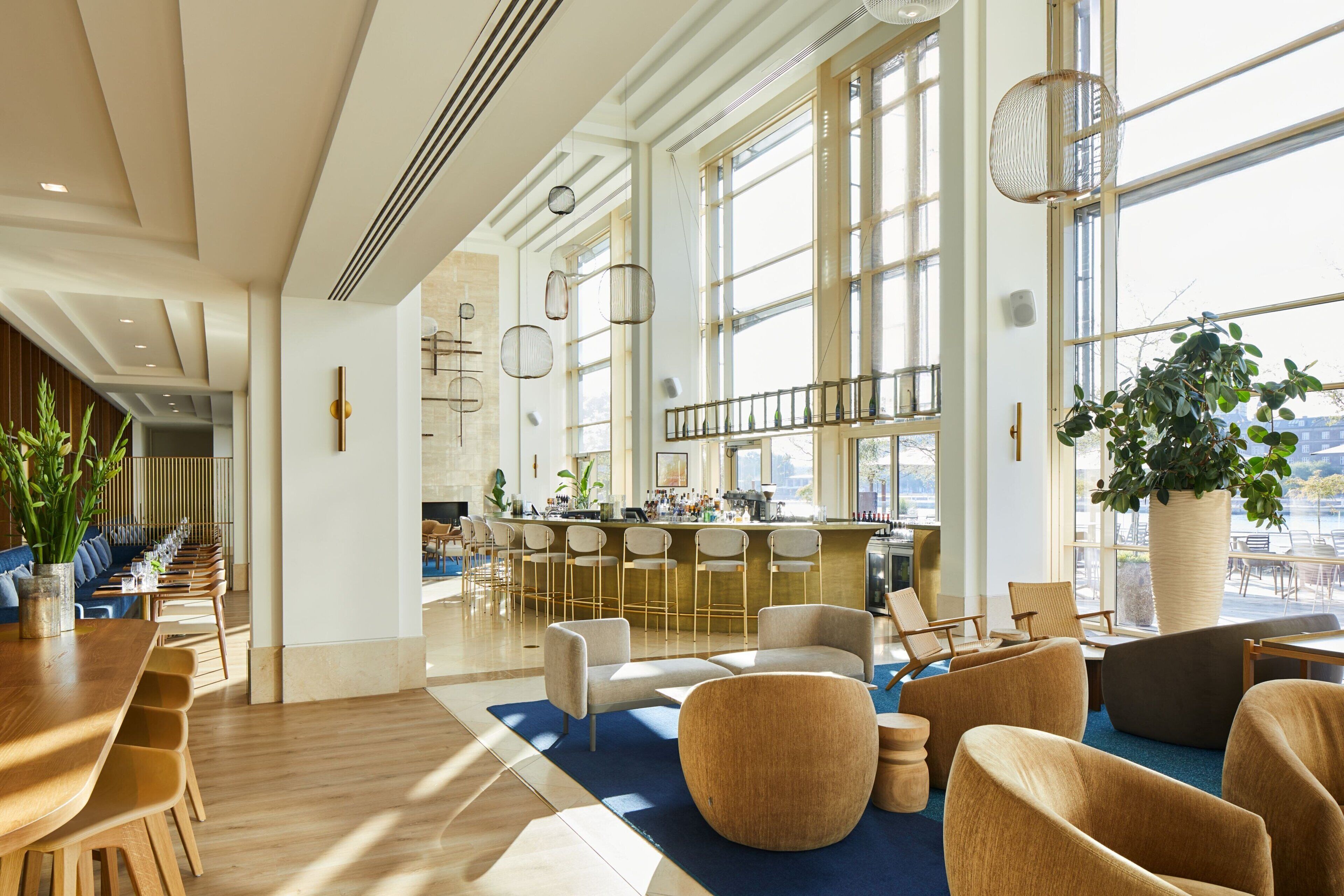 Lobbylounge, utsikt mot stranden, öppet alla dagar