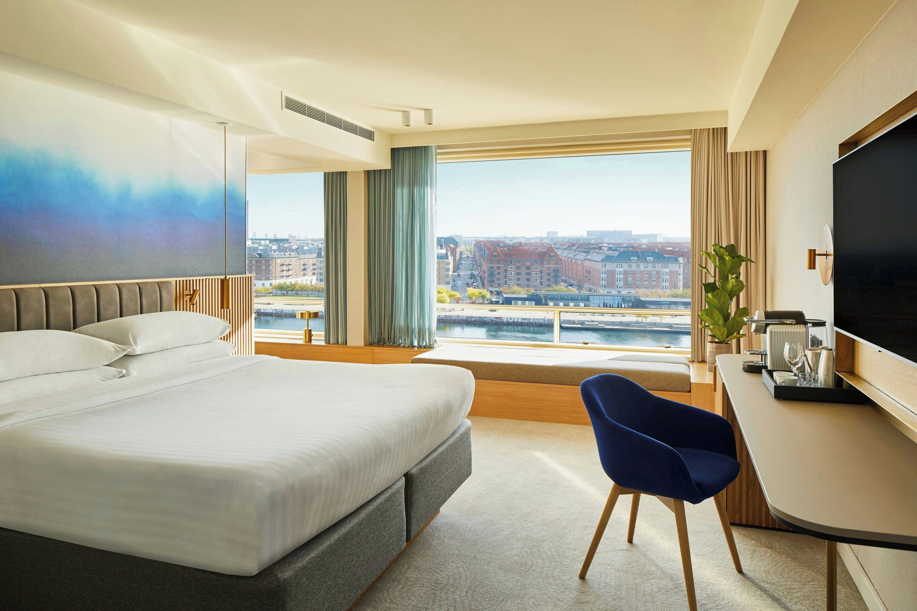 Habitación ejecutiva, 1 cama matrimonial, para no fumadores | Ropa de cama hipoalergénica y minibar 