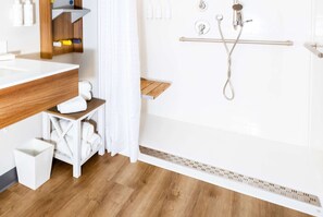 Amenidades de baño gratuitas, secadora de cabello, toallas 