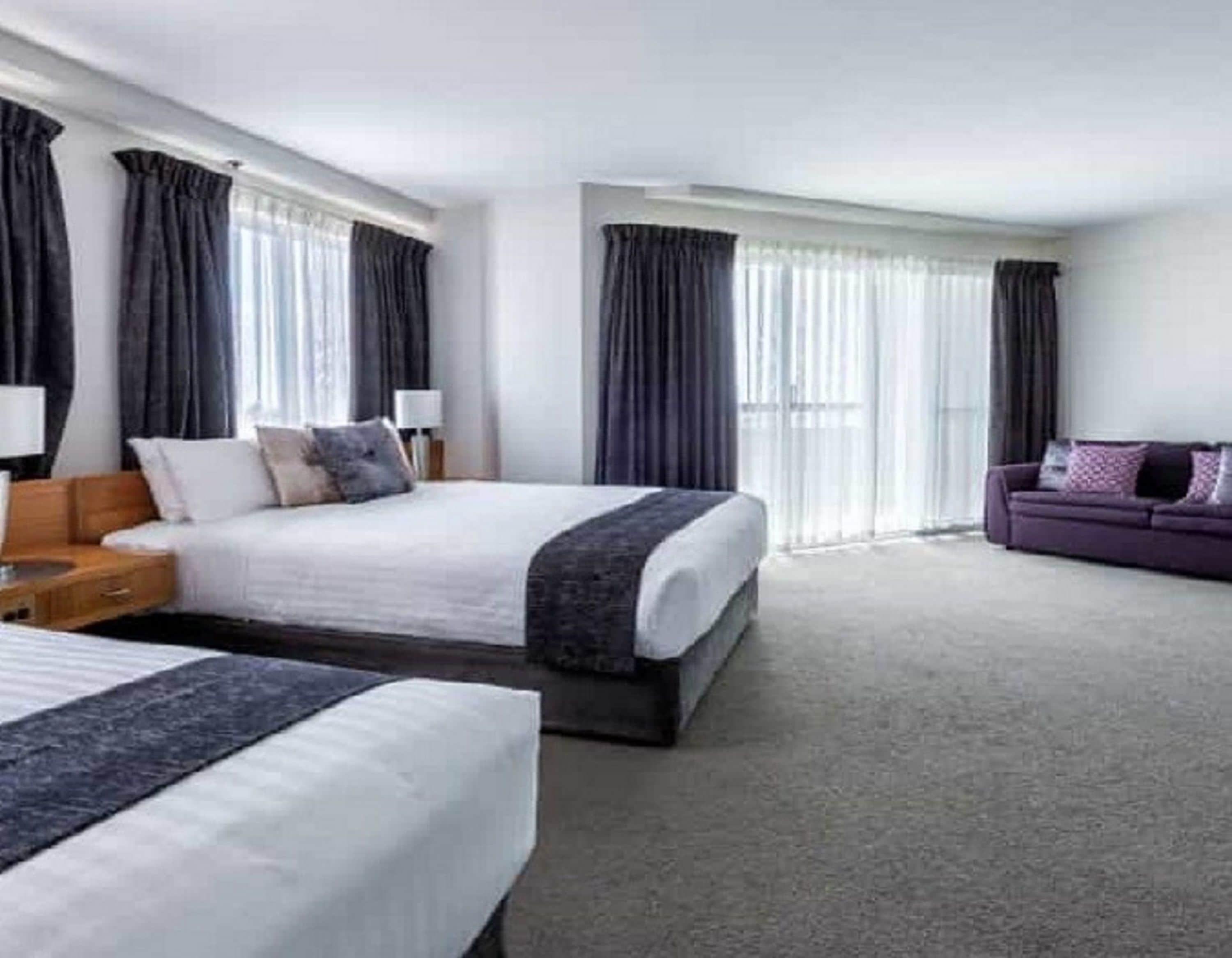 Suite, 2 Queen Beds, Non Smoking, Balcony (with Sofabed) | Minibar, in-room safe, desk, blackout curtains