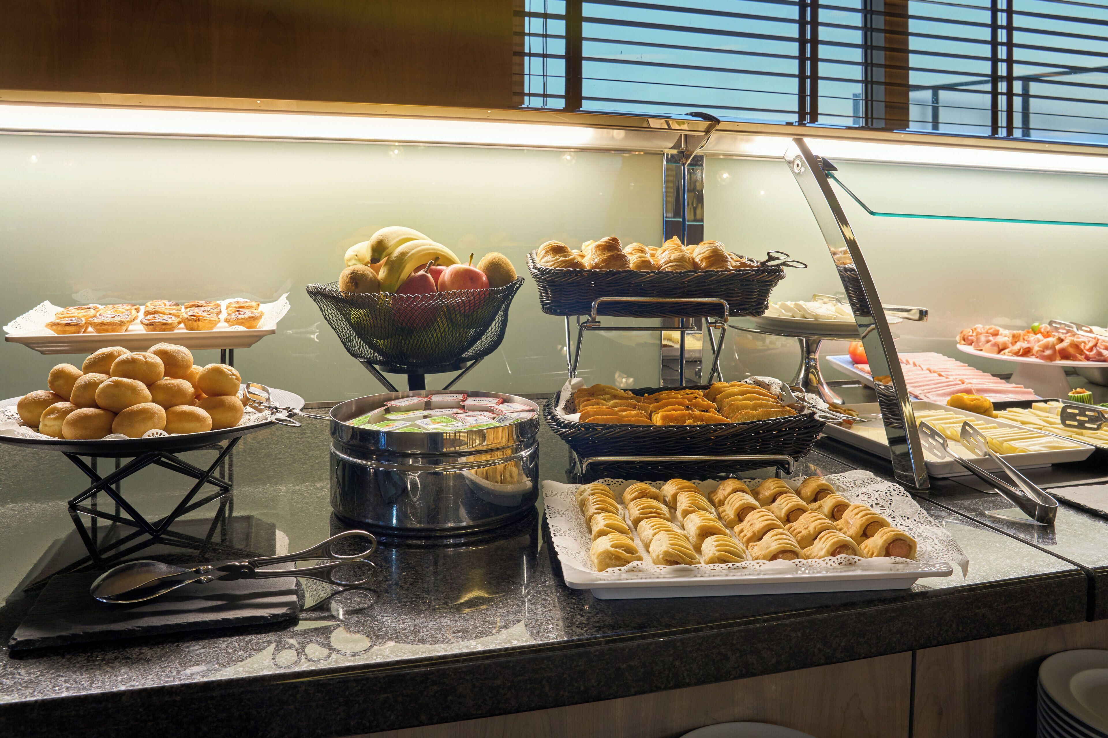 daily buffet breakfast (eur 13 per person)