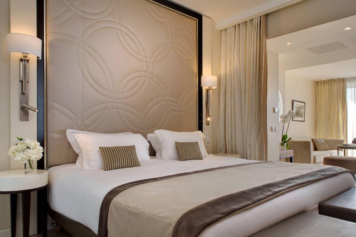 1 Schlafzimmer, hochwertige Bettwaren, Pillowtop-Betten, Minibar