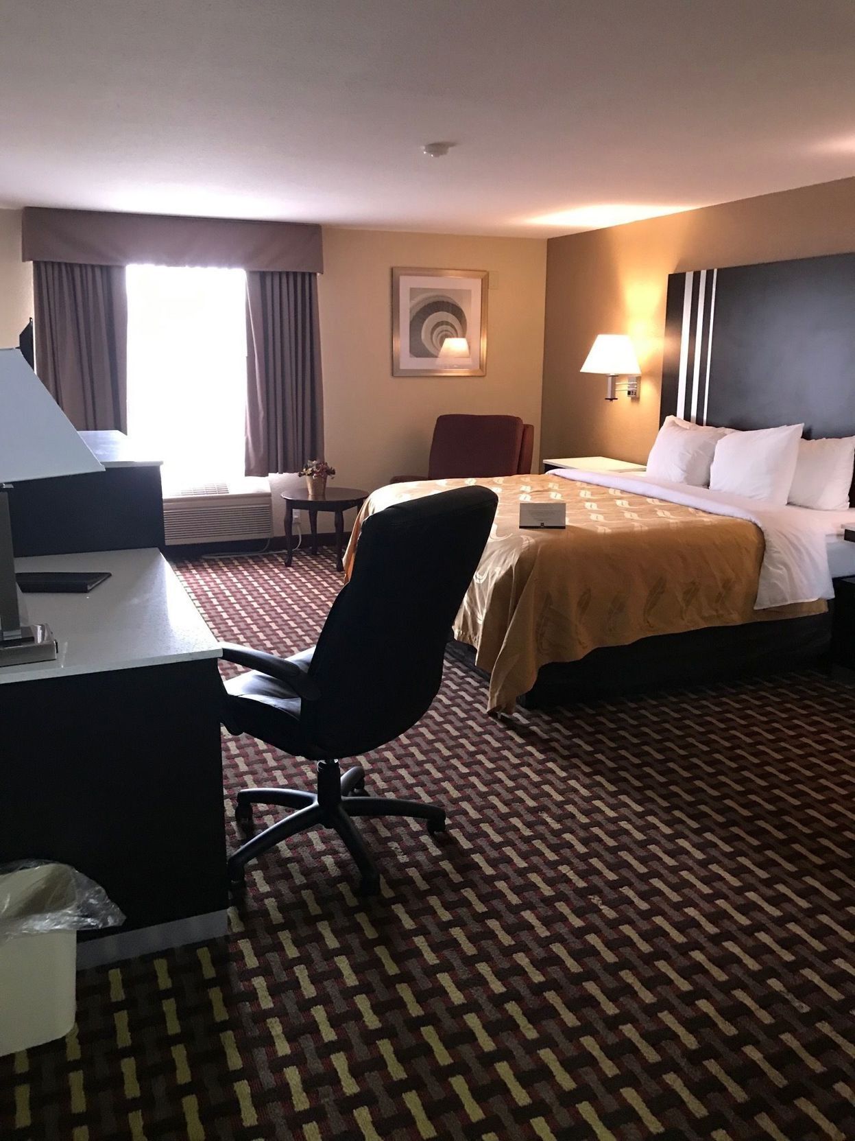 Premium bedding, down duvets, in-room safe, desk