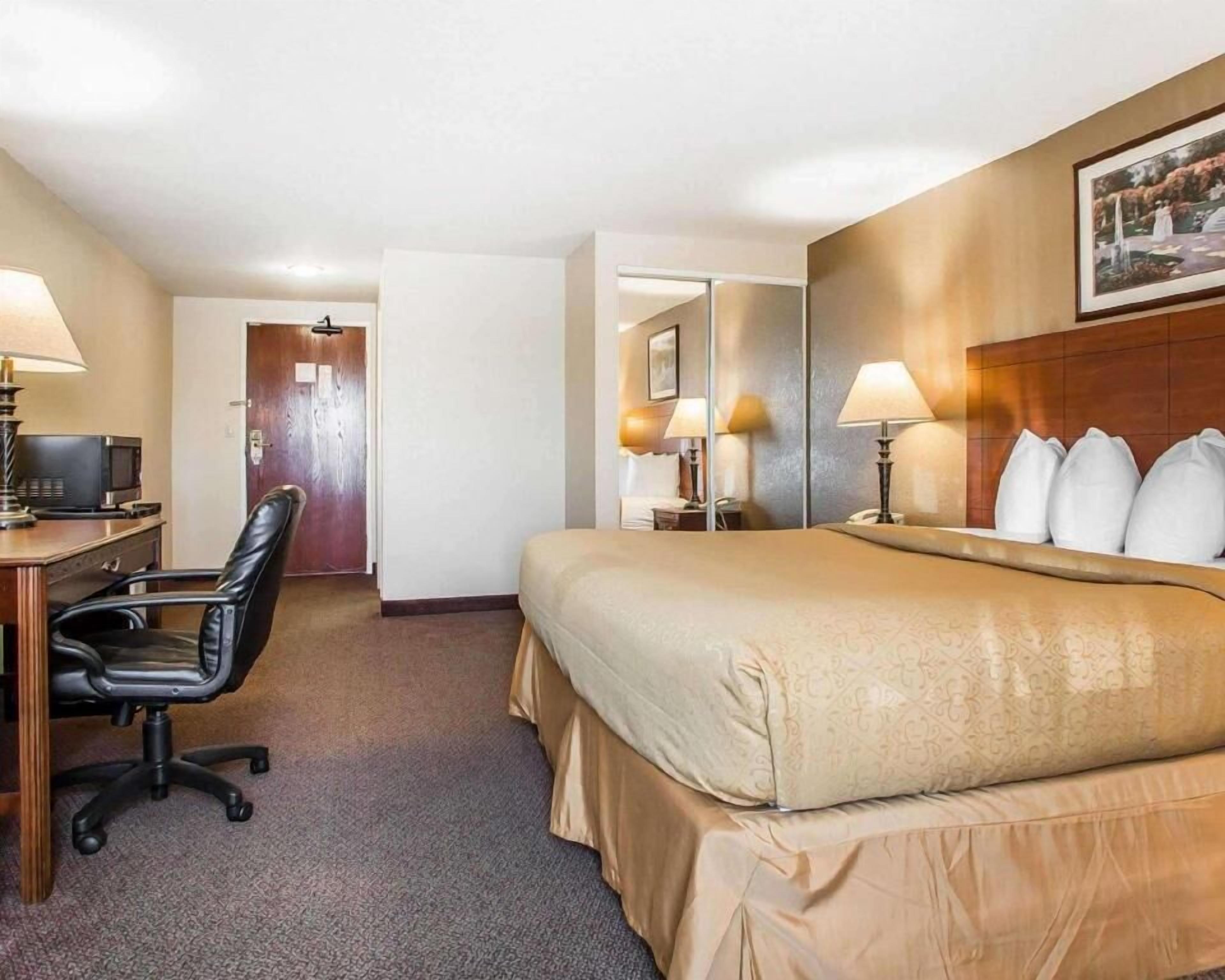 Premium bedding, down duvets, in-room safe, desk