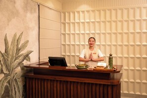 Salle de soins pour les couples, soins du corps, aromathérapie