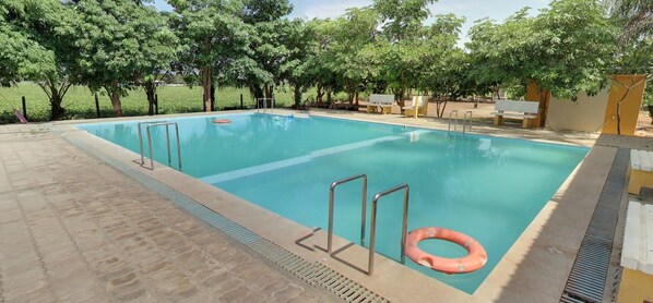 Outdoor pool - Gir Jungle Lodge (Mendarda)
