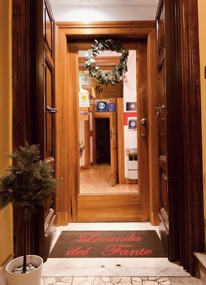 Interior entrance