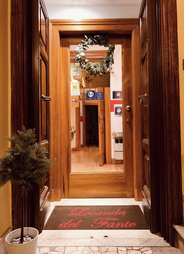 Interior entrance