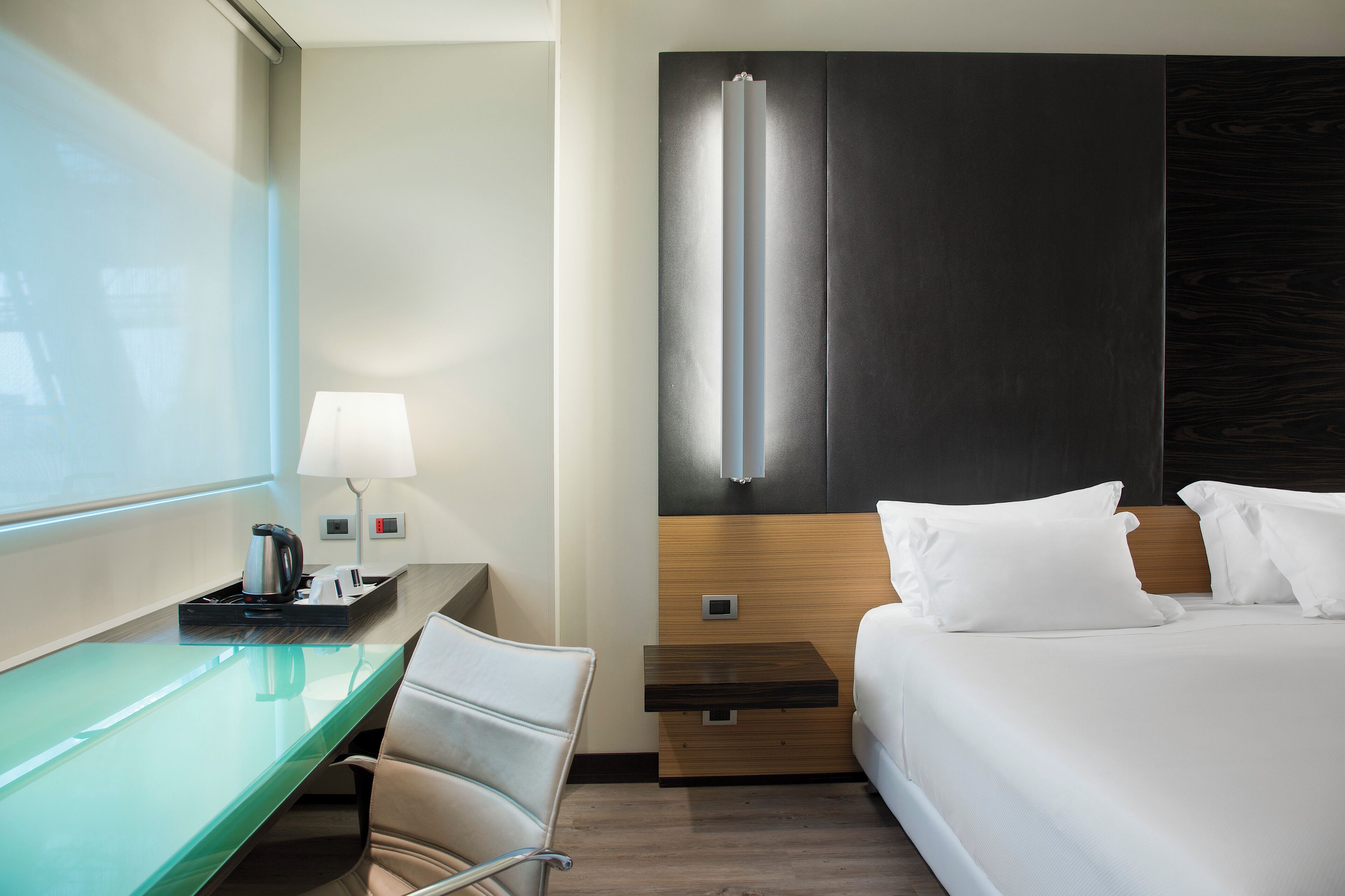 Literie de qualité supérieure, couette en duvet d'oie, minibar