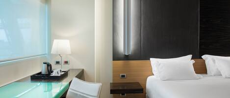 Premium bedding, down duvets, minibar, in-room safe