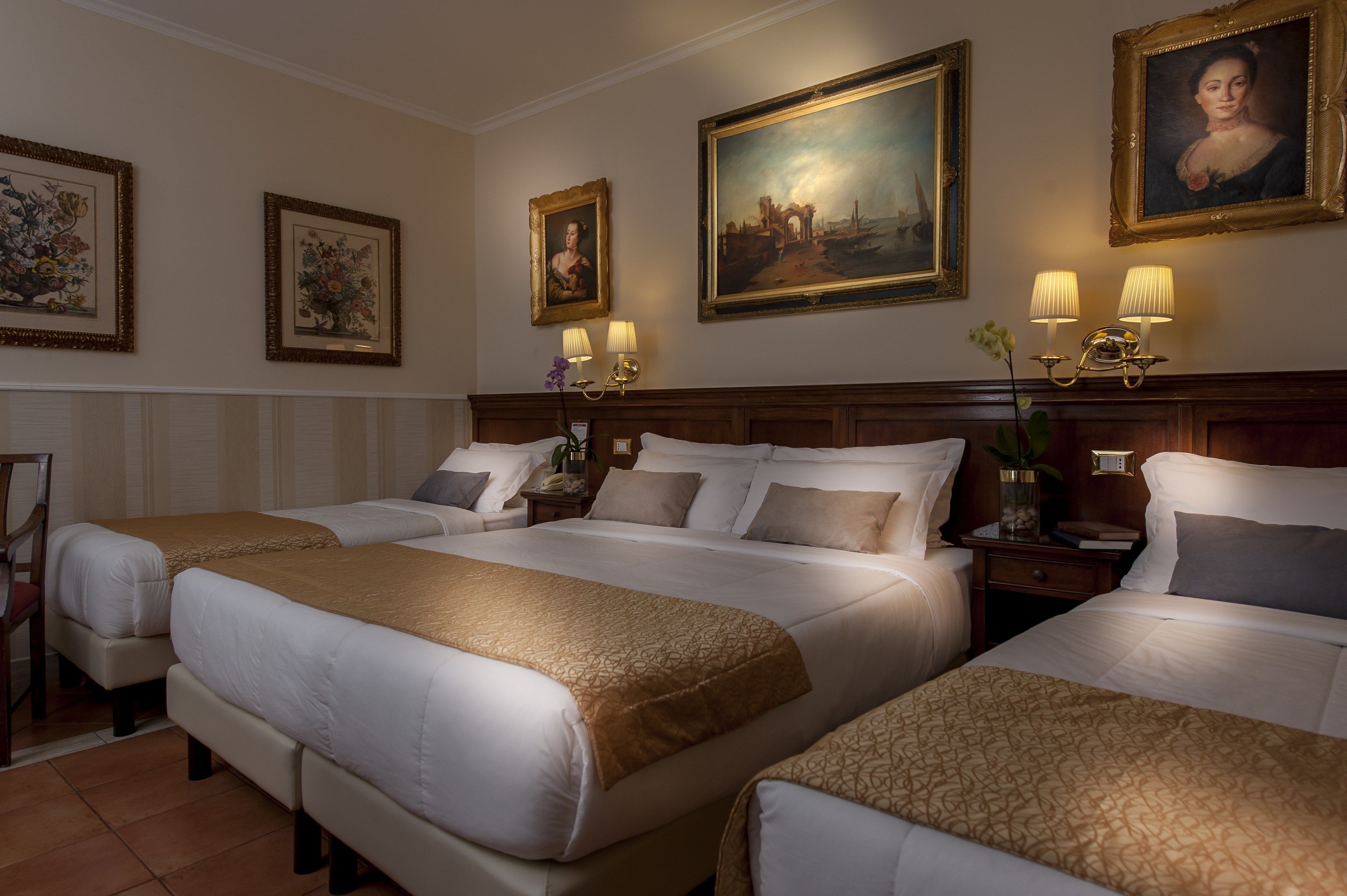 quadruple room | hypo-allergenic bedding, in-room safe, desk, laptop workspace