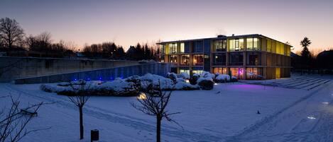 Front of property - evening/night