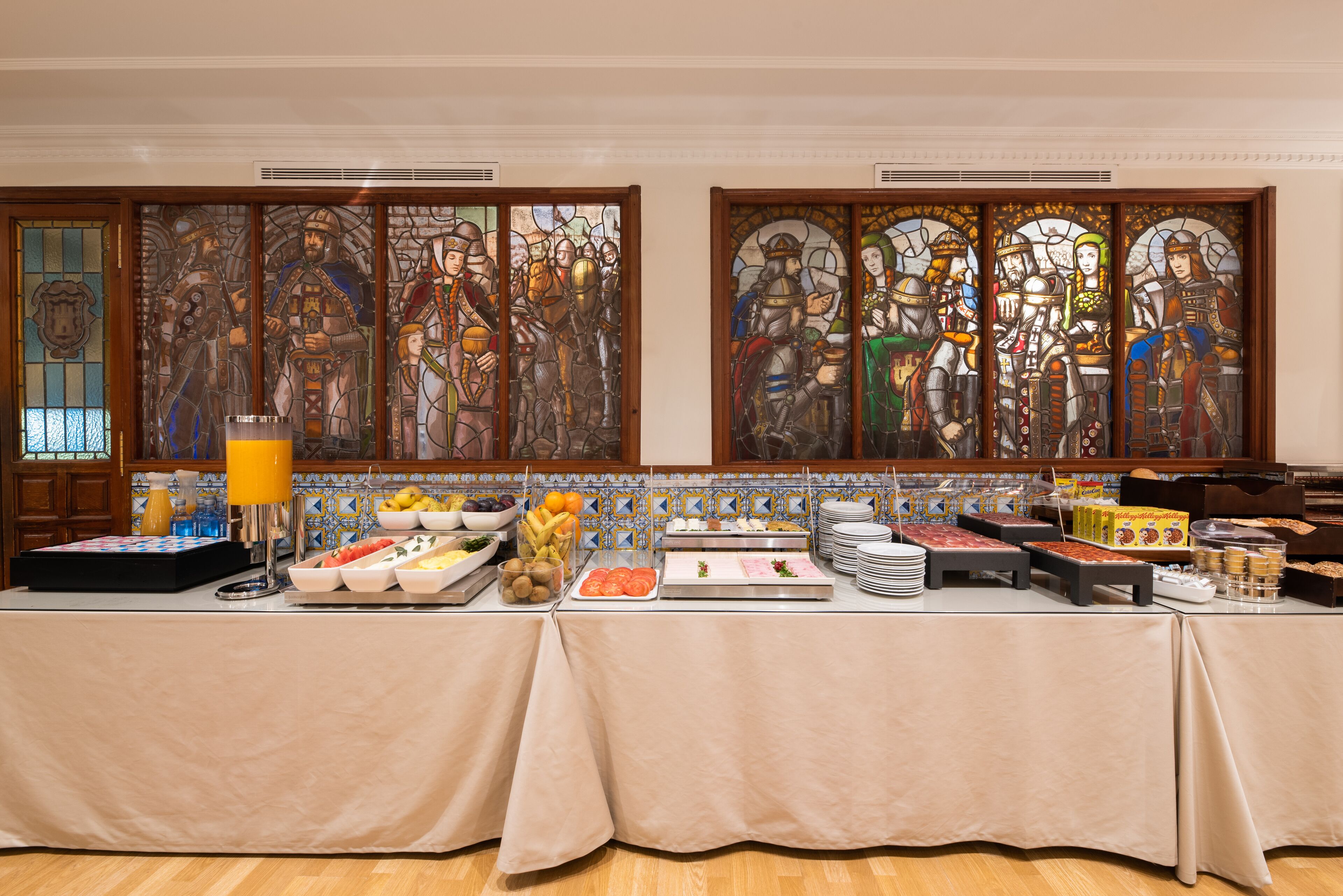daily buffet breakfast (eur 13 per person)