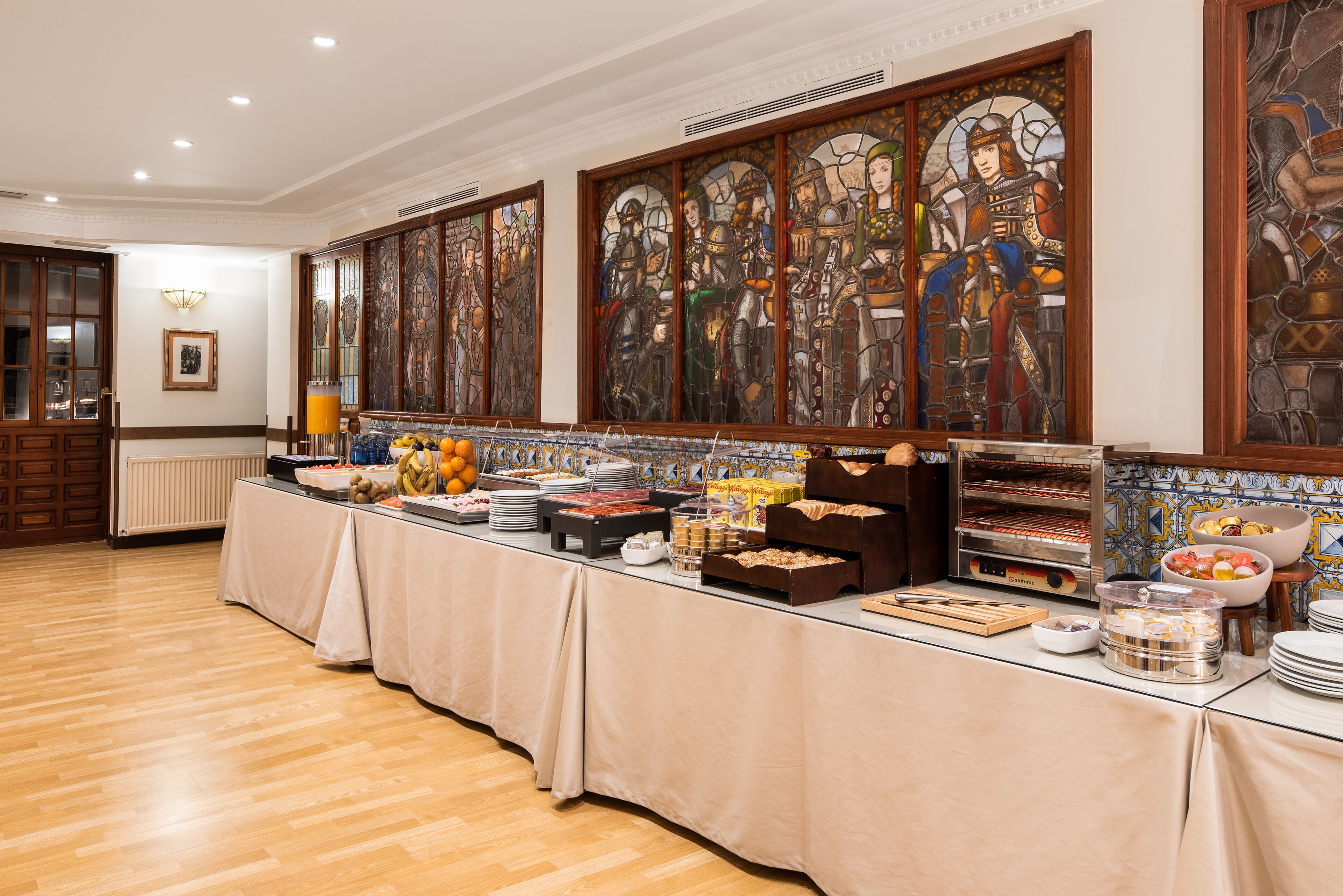 daily buffet breakfast (eur 13 per person)
