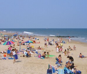 Vlak bij het strand