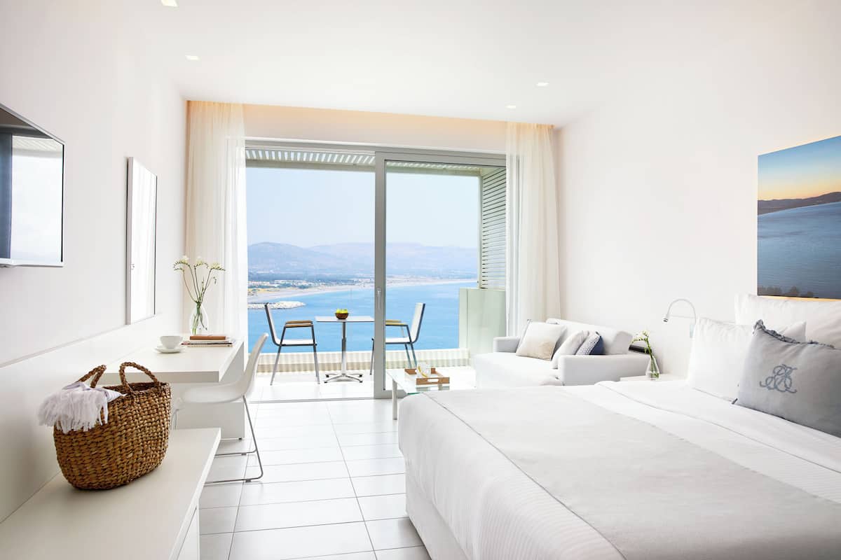 deluxe double room (panoramic sea view) | view from room