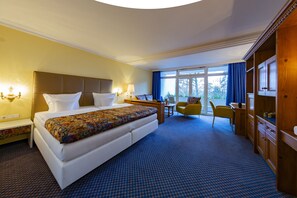 Minibar, in-room safe, desk, blackout curtains