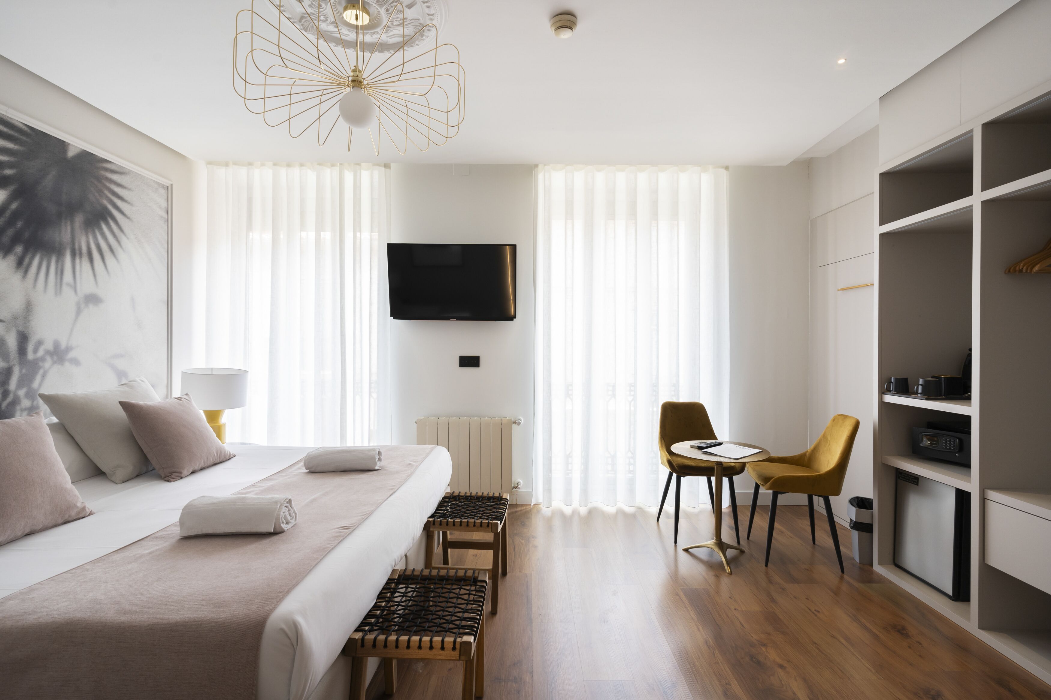 superior comfort room | in-room safe, desk, soundproofing, iron/ironing board