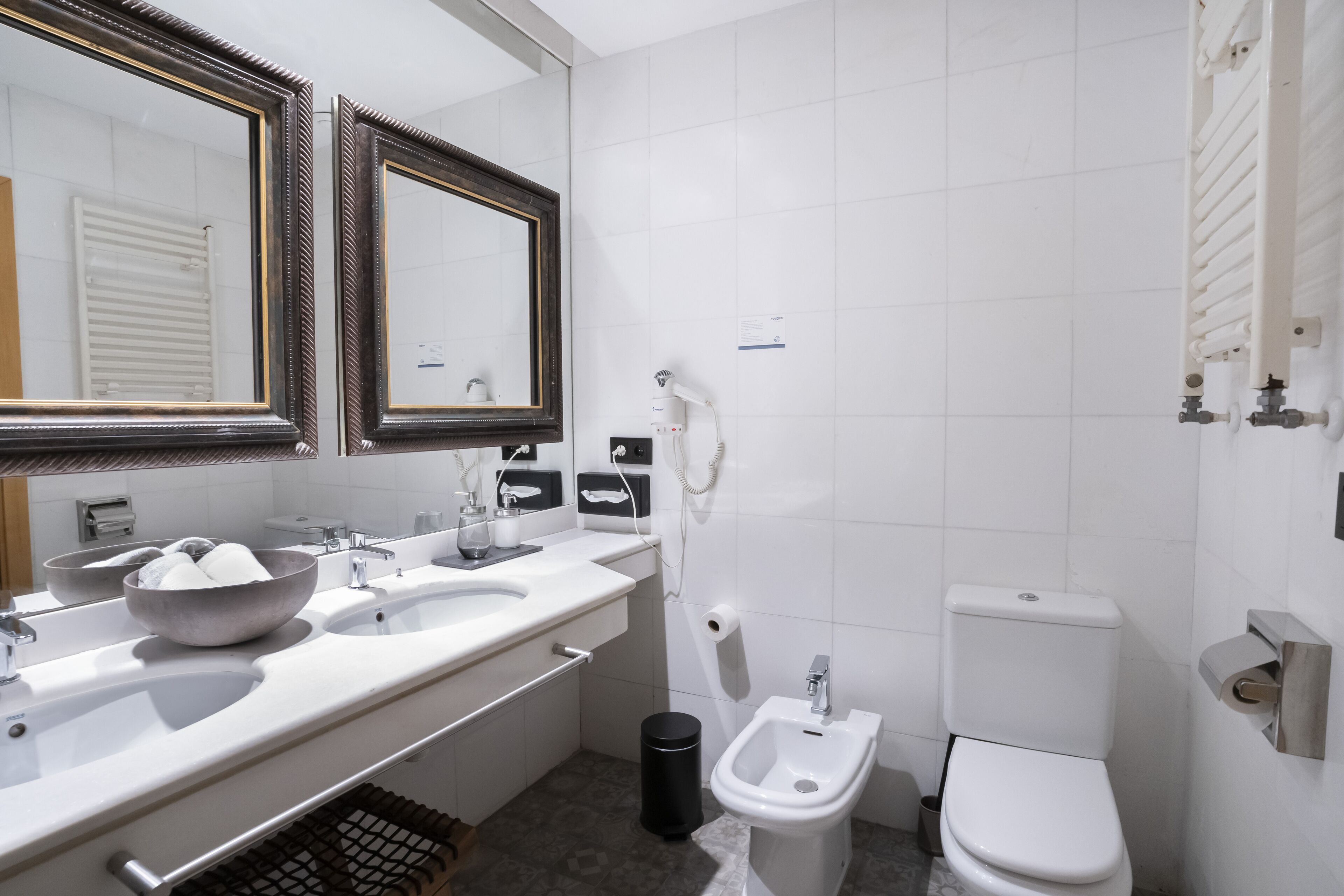 superior comfort room | bathroom | free toiletries, hair dryer, bidet, towels