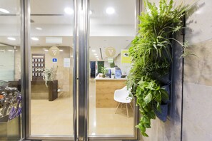 Interior entrance