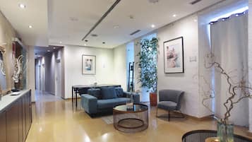 Lobby sitting area
