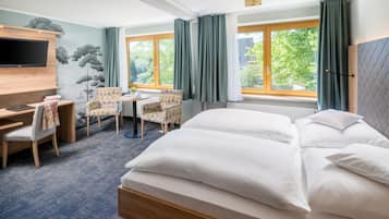 1 habitación, ropa de cama hipoalergénica y minibar