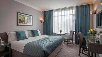 Hypo-allergenic bedding, in-room safe, individually decorated