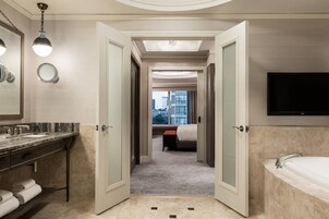 Presidential Suite, 1 Bedroom (Scenic Park & Boston Common View) | Bathroom | Separate tub and shower, deep soaking tub, designer toiletries