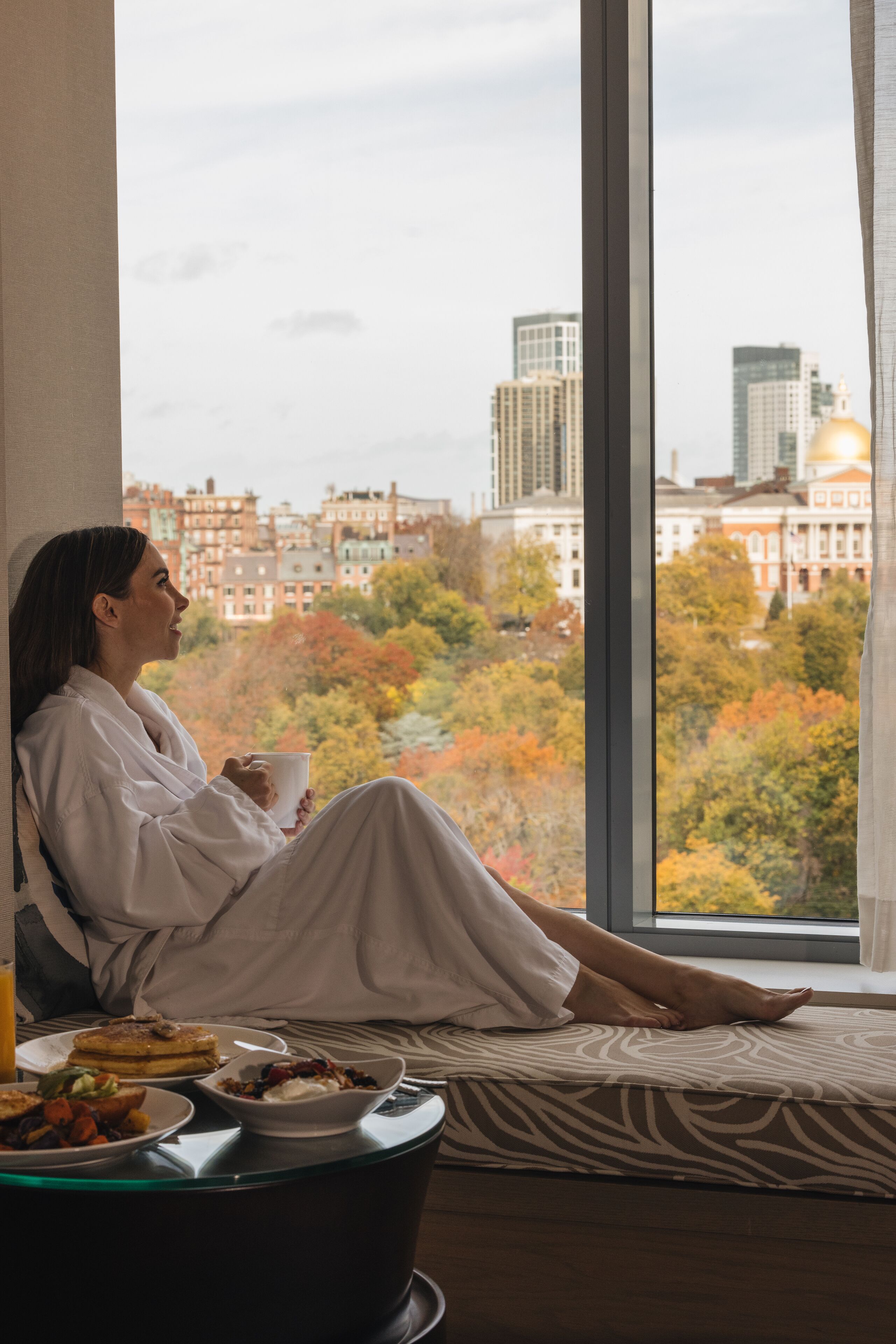 Suite – president, 1 soverom (Scenic Park & Boston Common View) | Sengetøy av topp kvalitet, safe på rommet og skrivebord