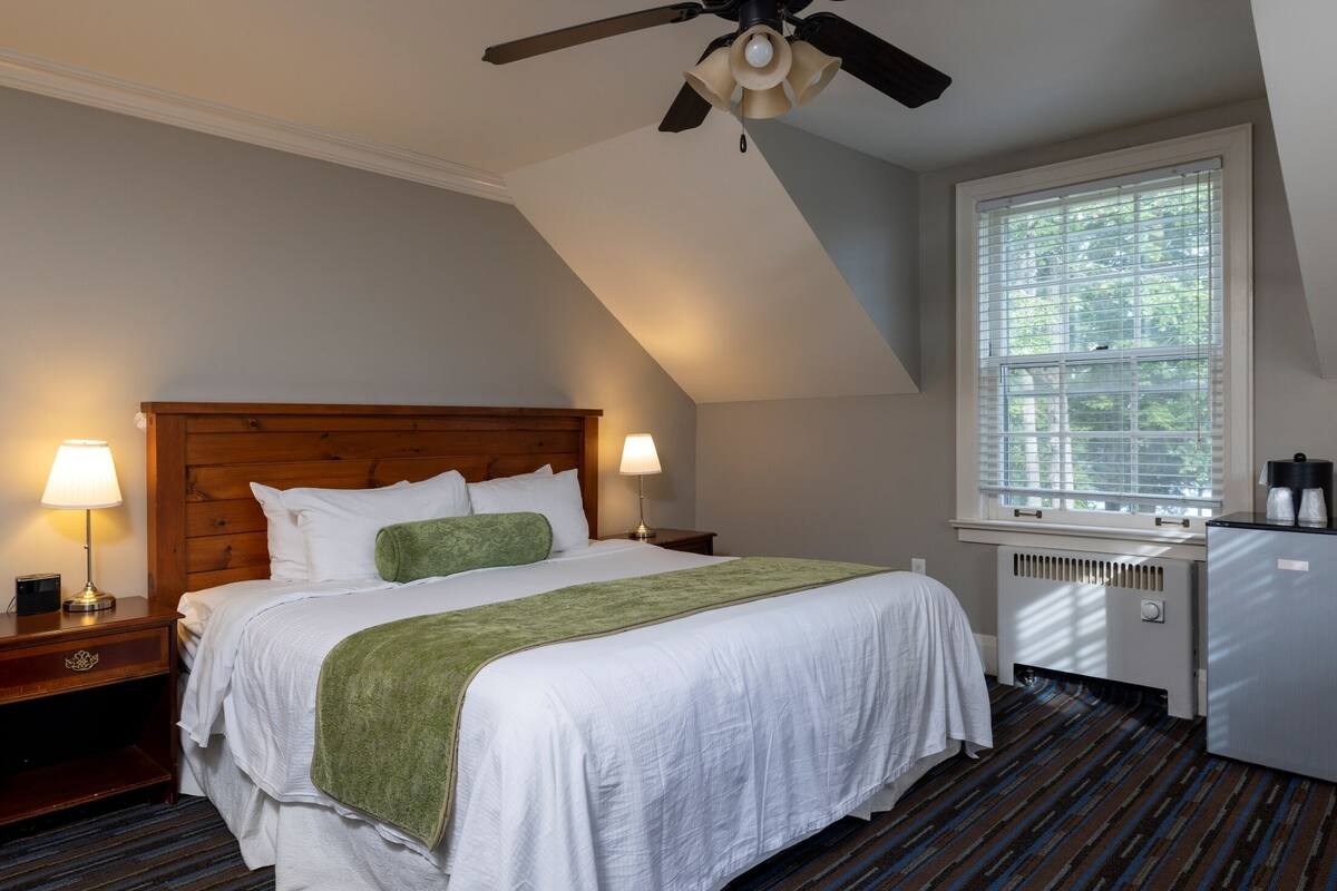 Pillowtop beds, iron/ironing board, WiFi (free), bed sheets