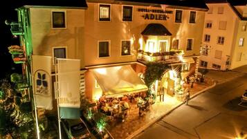 Front of property – evening/night