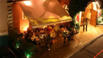 Front of property – evening/night