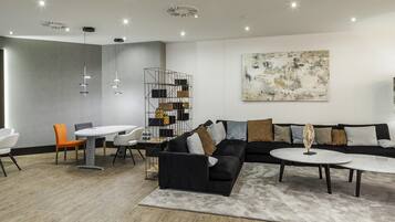 Sala de estar en el lobby