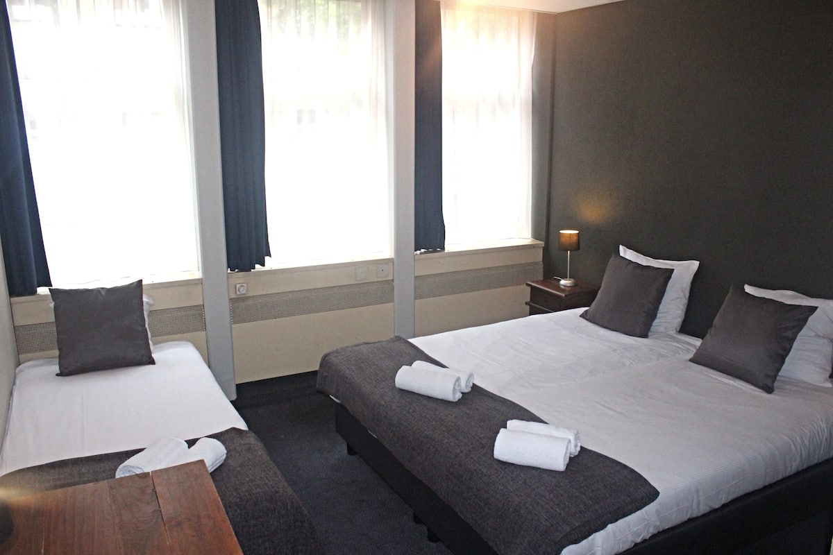 Triple Room | Desk, blackout curtains, iron/ironing board, free WiFi